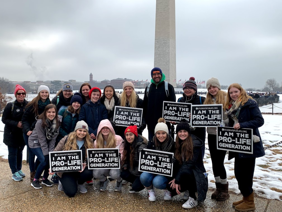 The+Marist+Pro-Life+club+at+the+2020+March+for+Life+in+Washington%2C+DC.