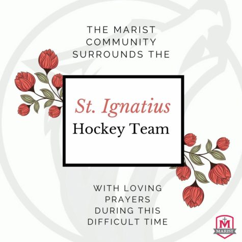 Marist Prays for St. Ignatius Hockey