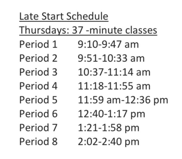 New Schedule at Marist