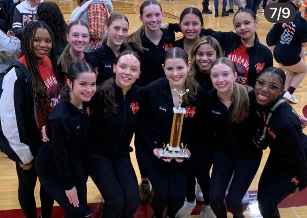 The Marist Varsity Dance team after they qualified for state competition