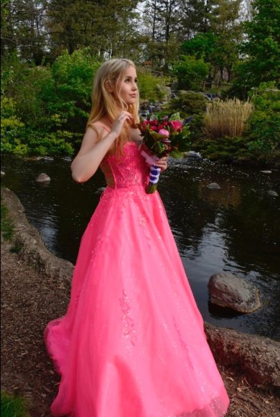 Erin Julian (23’) at her senior prom for Marist last year