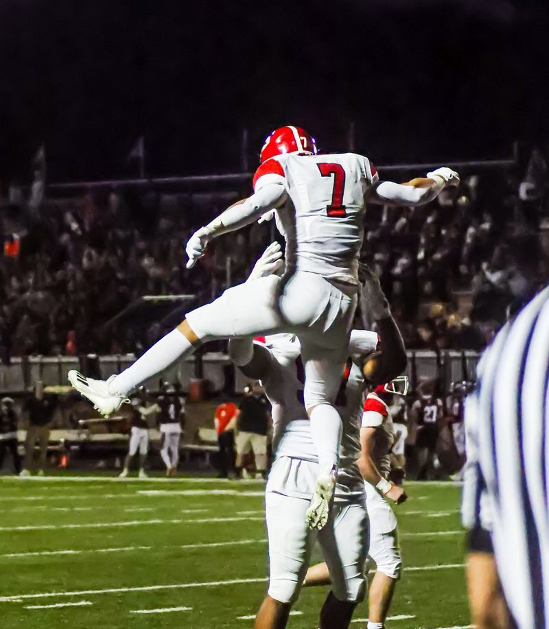 RedHawks pulled off another victory against Brother Rice Friday night (Photo credit: Pork Visuals)