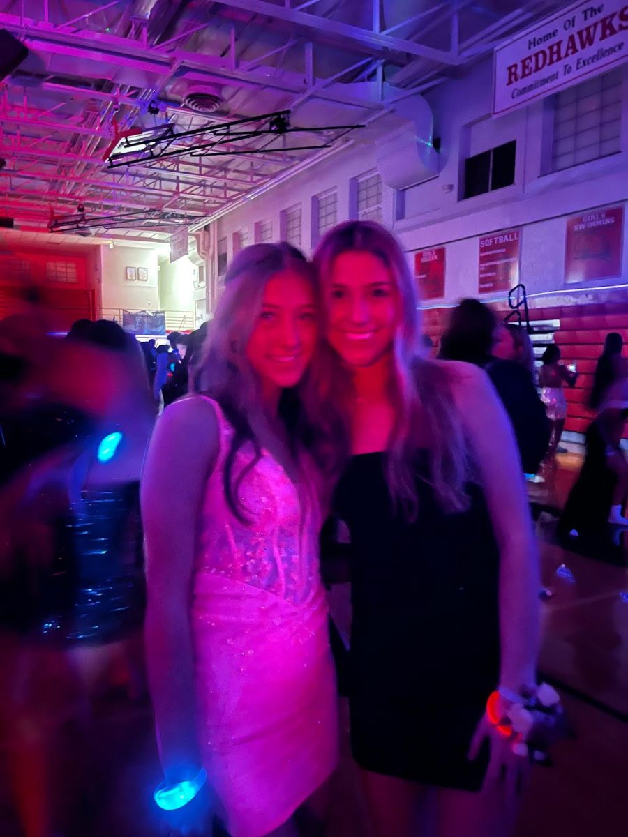 Molly Julian (Junior) and Emery Metzger (Sophomore) at Marist's homecoming dance last year
