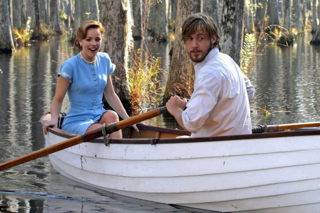 An iconic boat scene between Noah and Allie in The Notebook