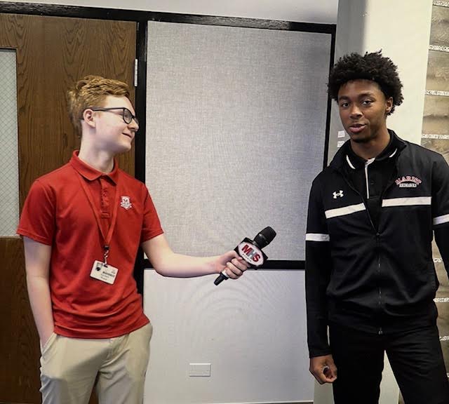 Jayden Wood interviews students about their plans for Easter break