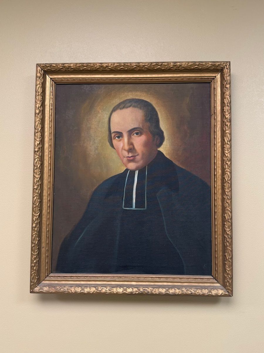 Photo of Marcellin Champagnat by the main office