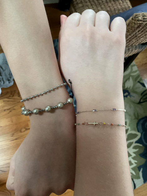 Silver and gold, side by side