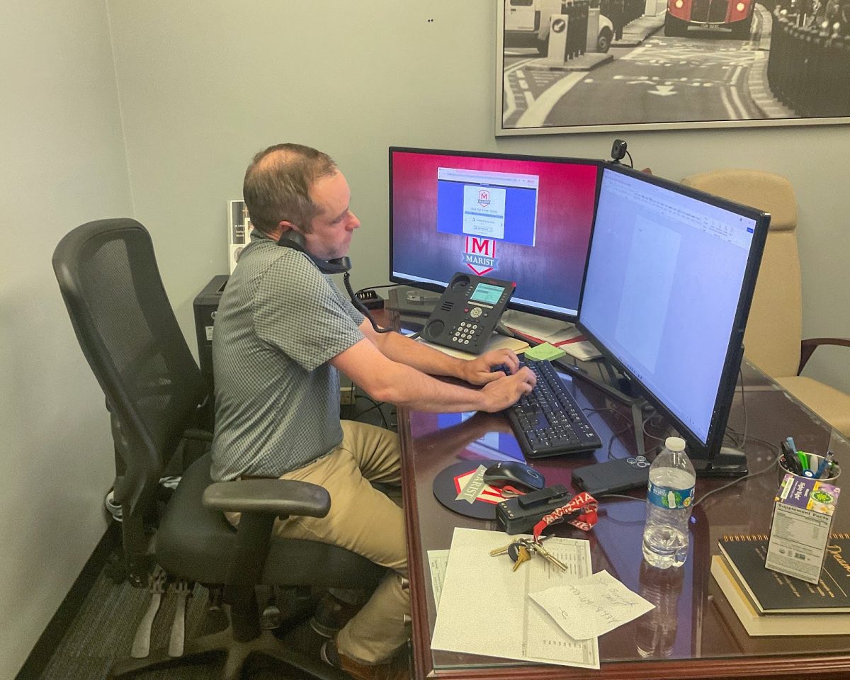 Mr. Ryan balancing a few of his responsibilities in his office