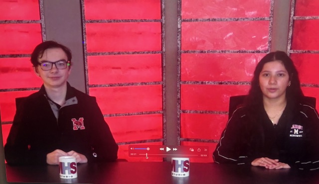 Connor Norris and melinda Esparza anchoring this newscast