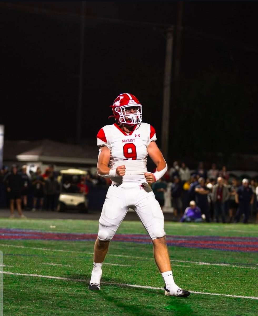 Linebacker Brandon Hoff at Doyle Stadium(Credit: Pork Visuals)