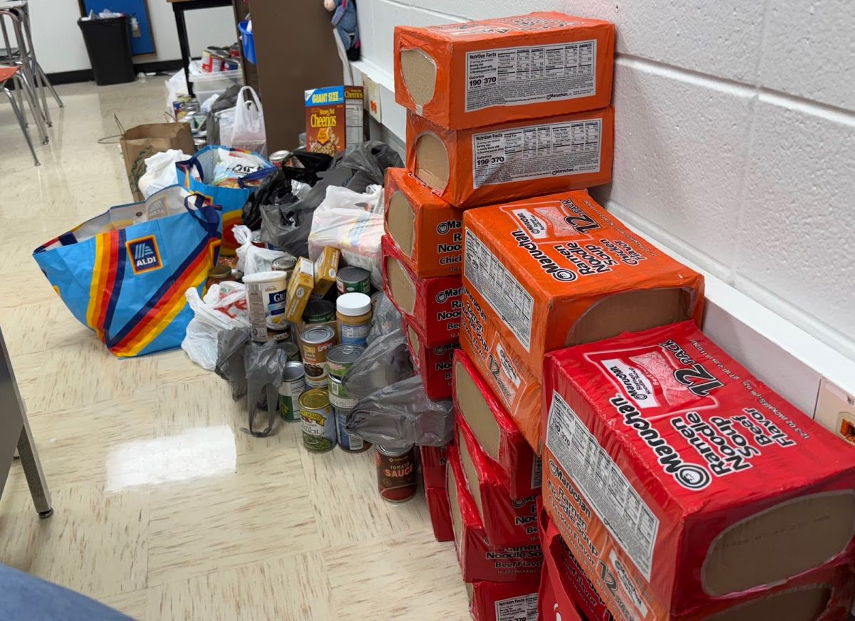 Many food donations are being made to support the less fortunate during the holiday season