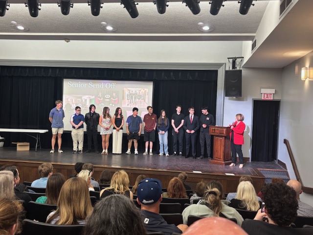Seniors honored at the MHS Media Awards