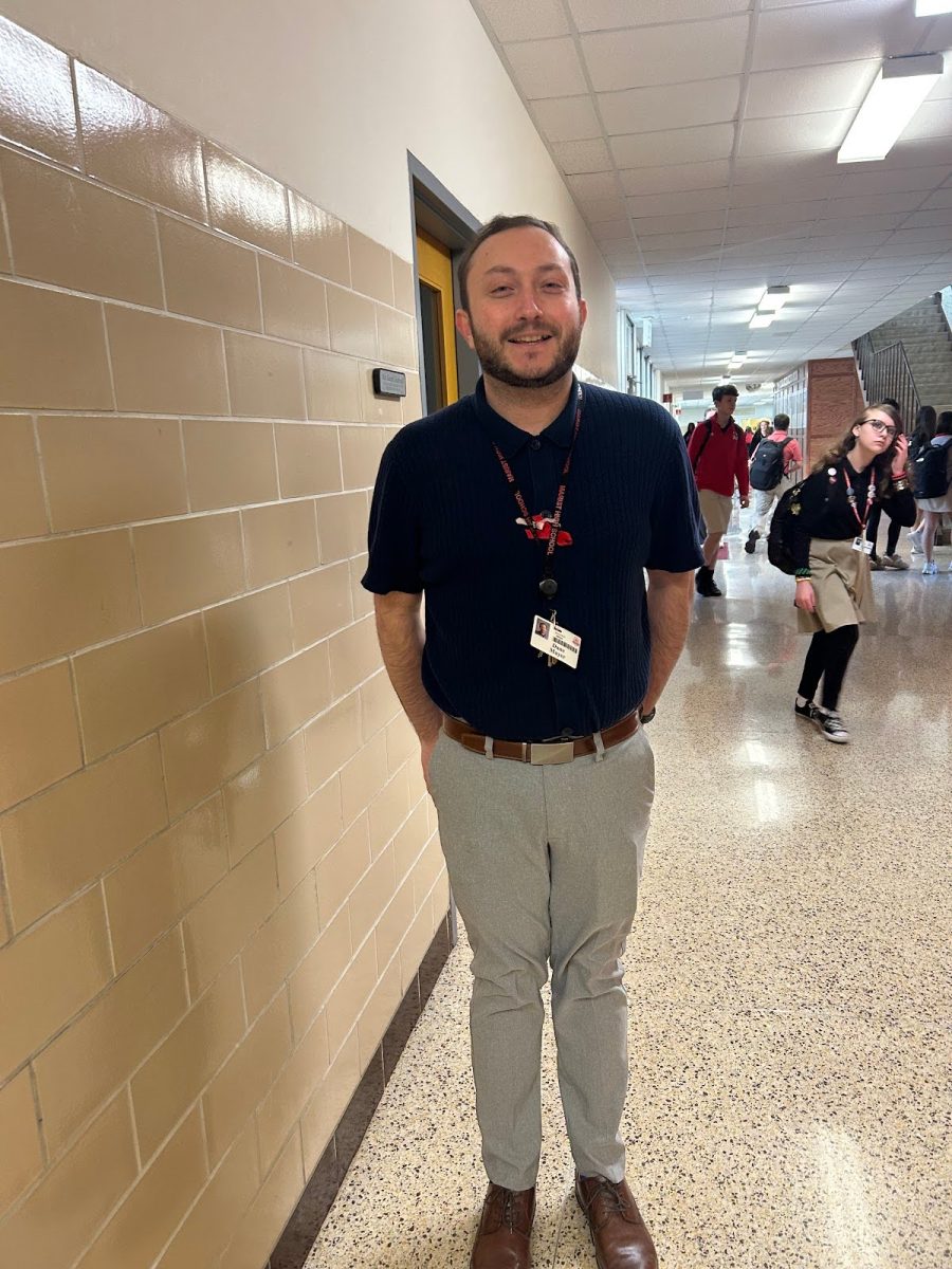 History teacher Mr. Dane Mayer